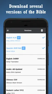 Bible Spanish English android App screenshot 2
