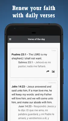 Bible Spanish English android App screenshot 4