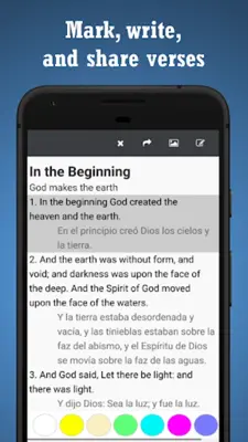 Bible Spanish English android App screenshot 6